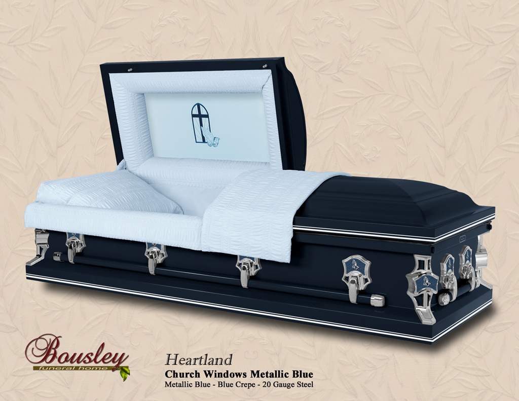 Heartland Metallic Blue Church Windows